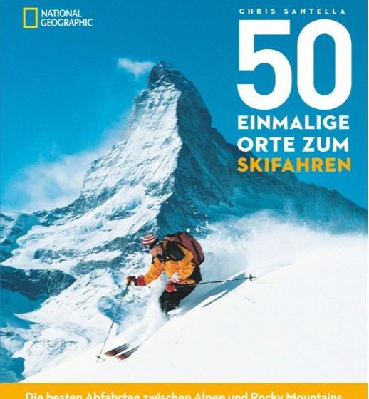Buchcover - 50 Orte zum Skifahren