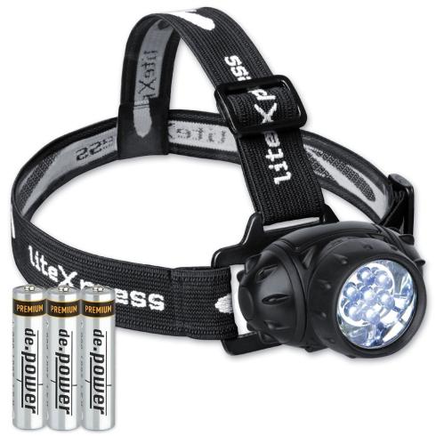 LiteXpress Stirnlampe Kopflampe