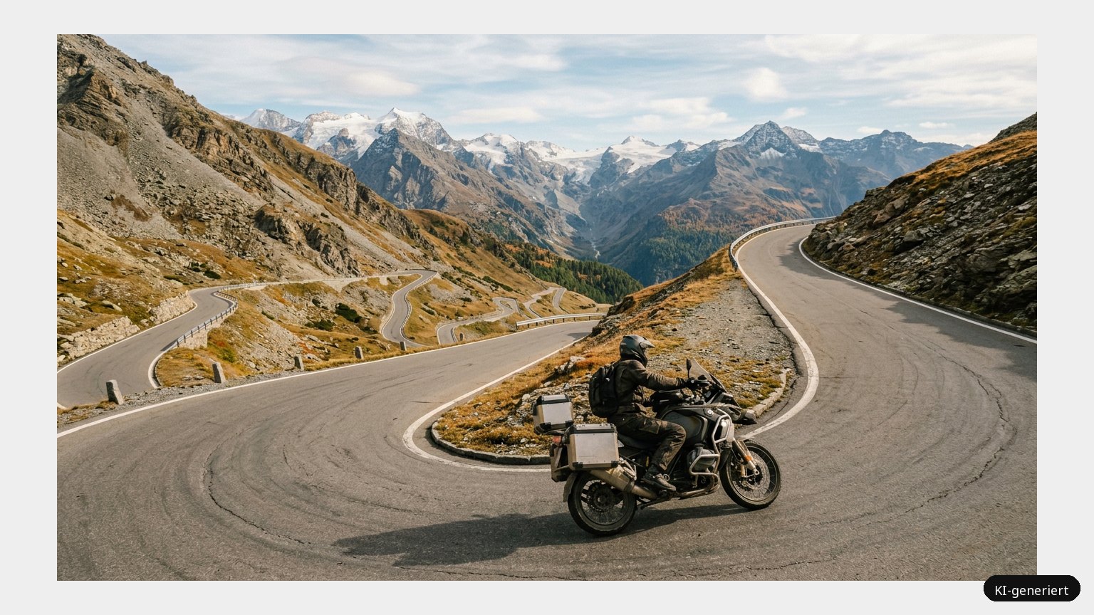 100 Alpenpässe mit dem Motorrad (KI)
