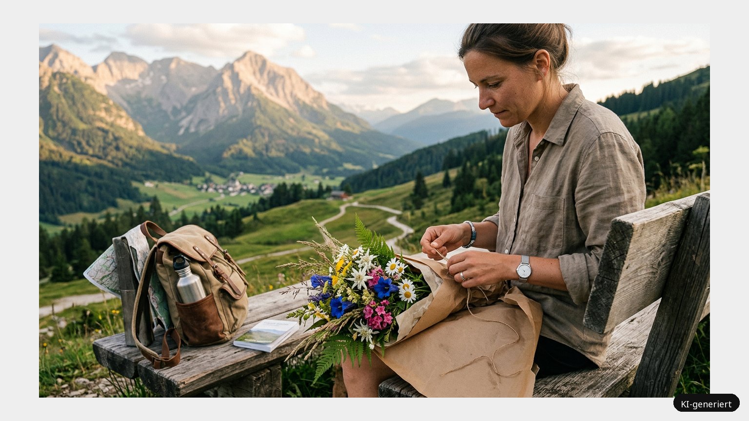 5 Gründe seine Liebsten mit Blumen aus dem Urlaub zu überraschen (KI)