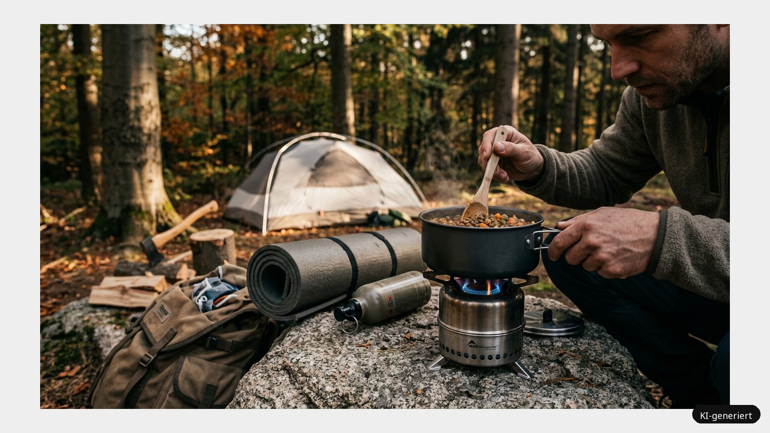 Ausrüstung II für Camp, Küche und mehr – Basiswissen für draußen (KI)