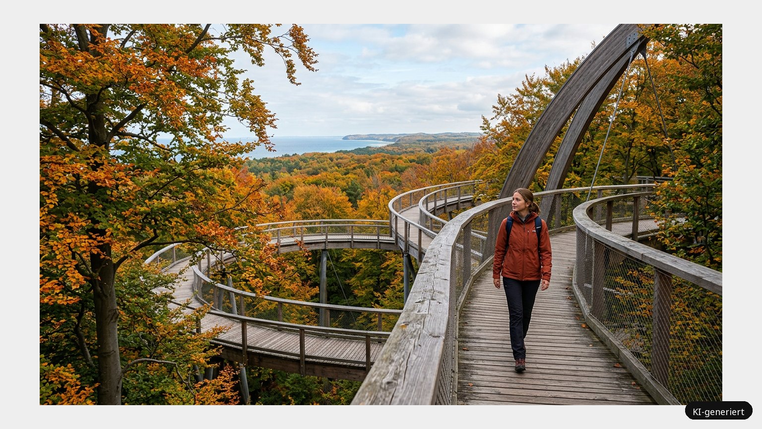 Baumwipfelpfad Rügen und Erlebnisausstellung (KI)