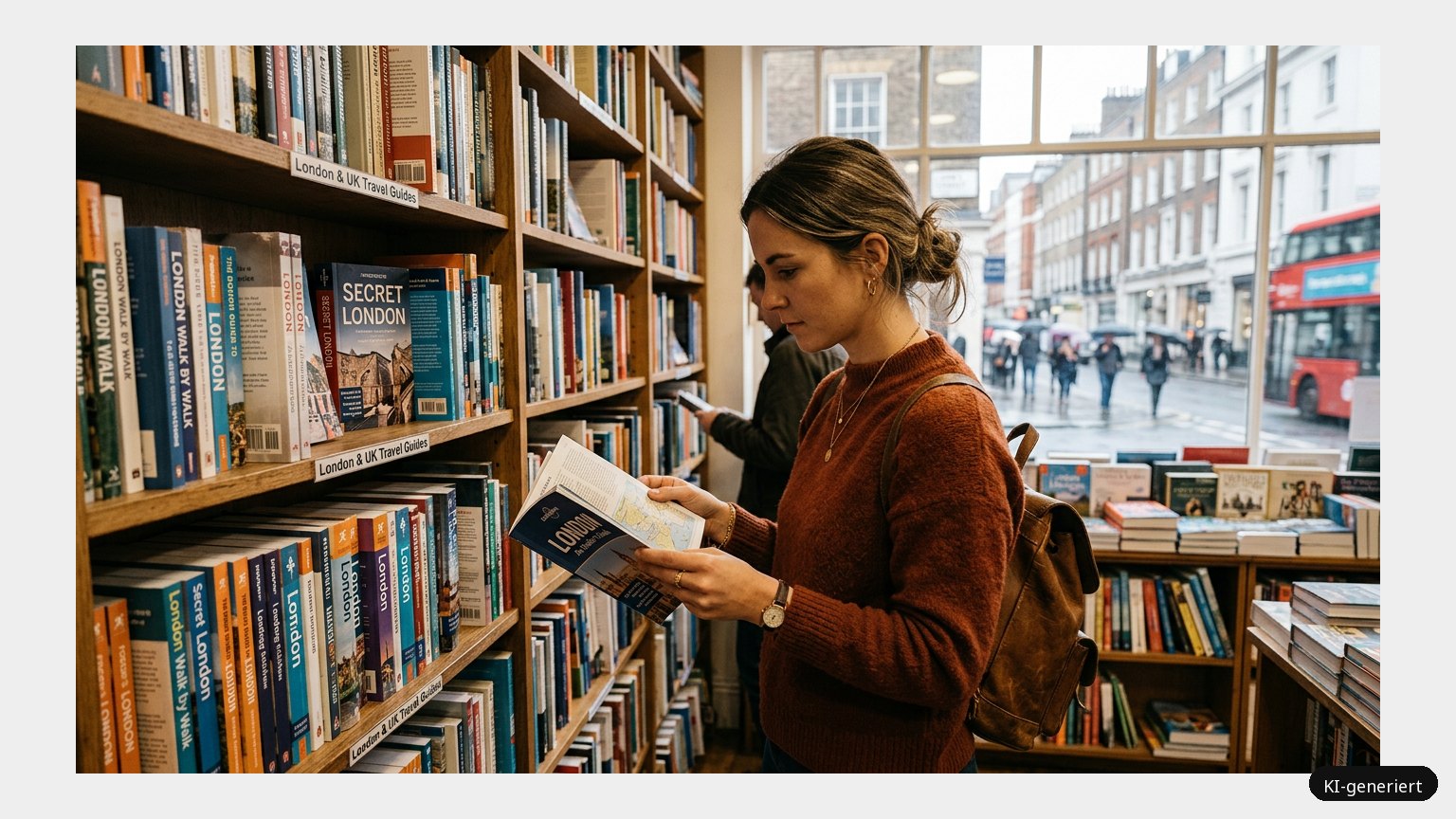 Den richtigen London Reiseführer kaufen (KI)