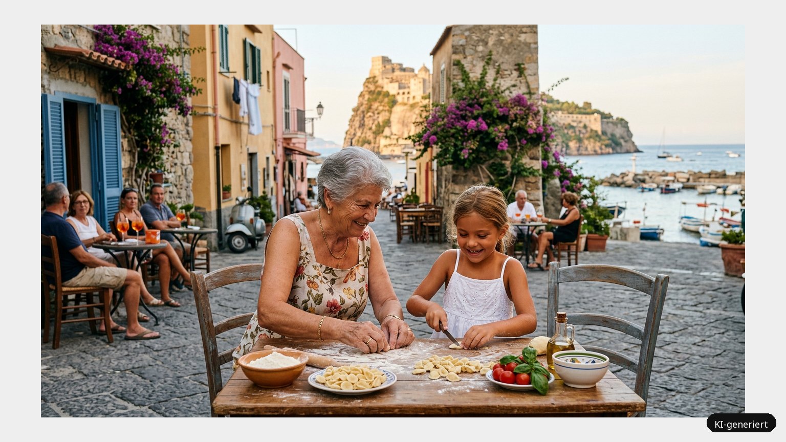 Die schönsten Orte Italiens für den Sommer (KI)