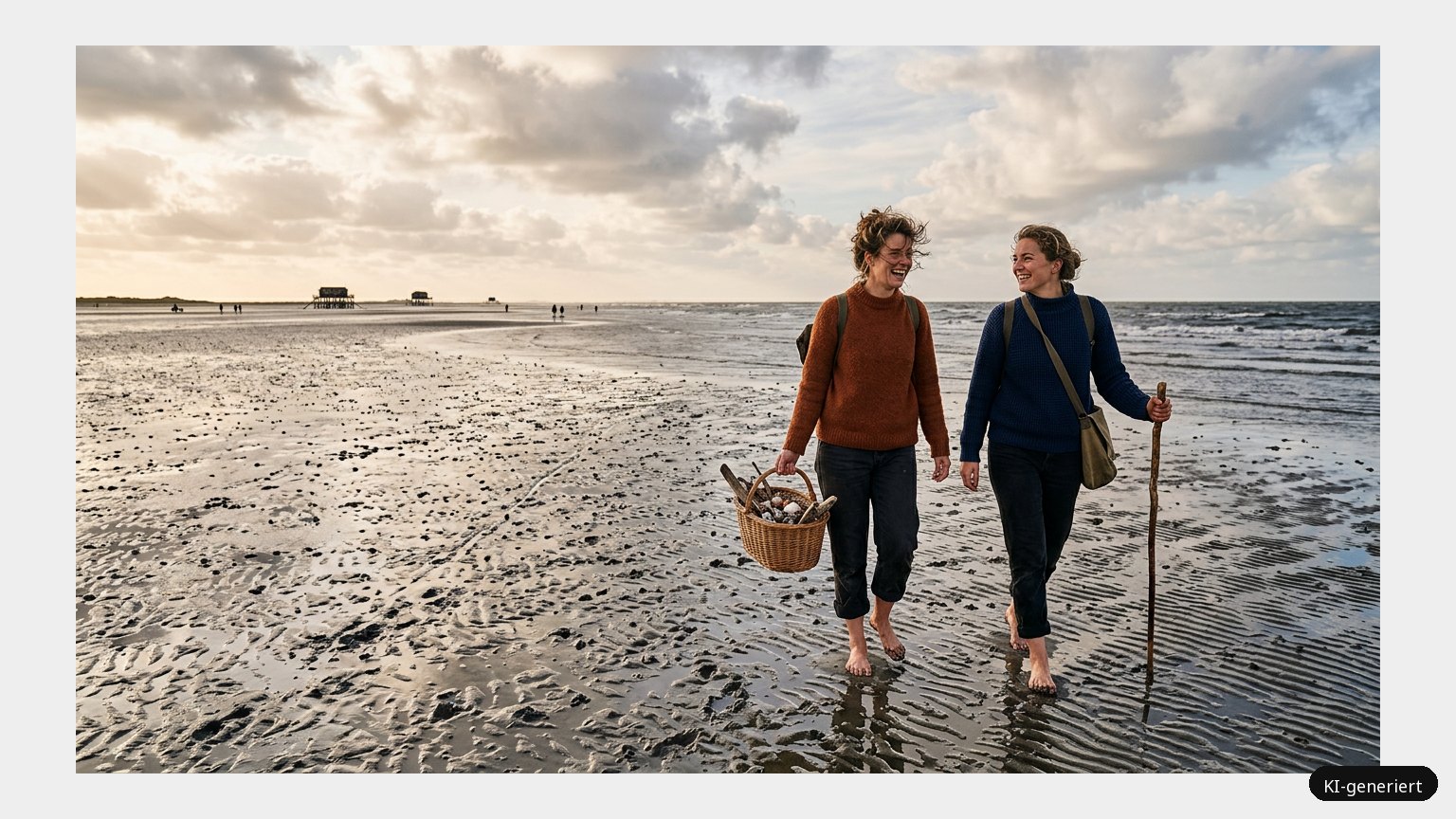 Die schönsten Seiten der Nordseeküste entdecken (KI)