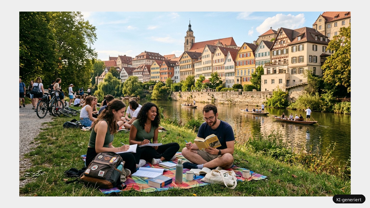 Die schönsten Studentenstädte in Deutschland – ein Traum für Studenten! (KI)