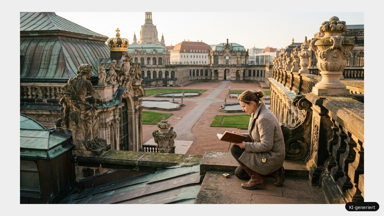 Der Dresdner Zwinger – mehr als ein barockes Schmuckstück (KI)