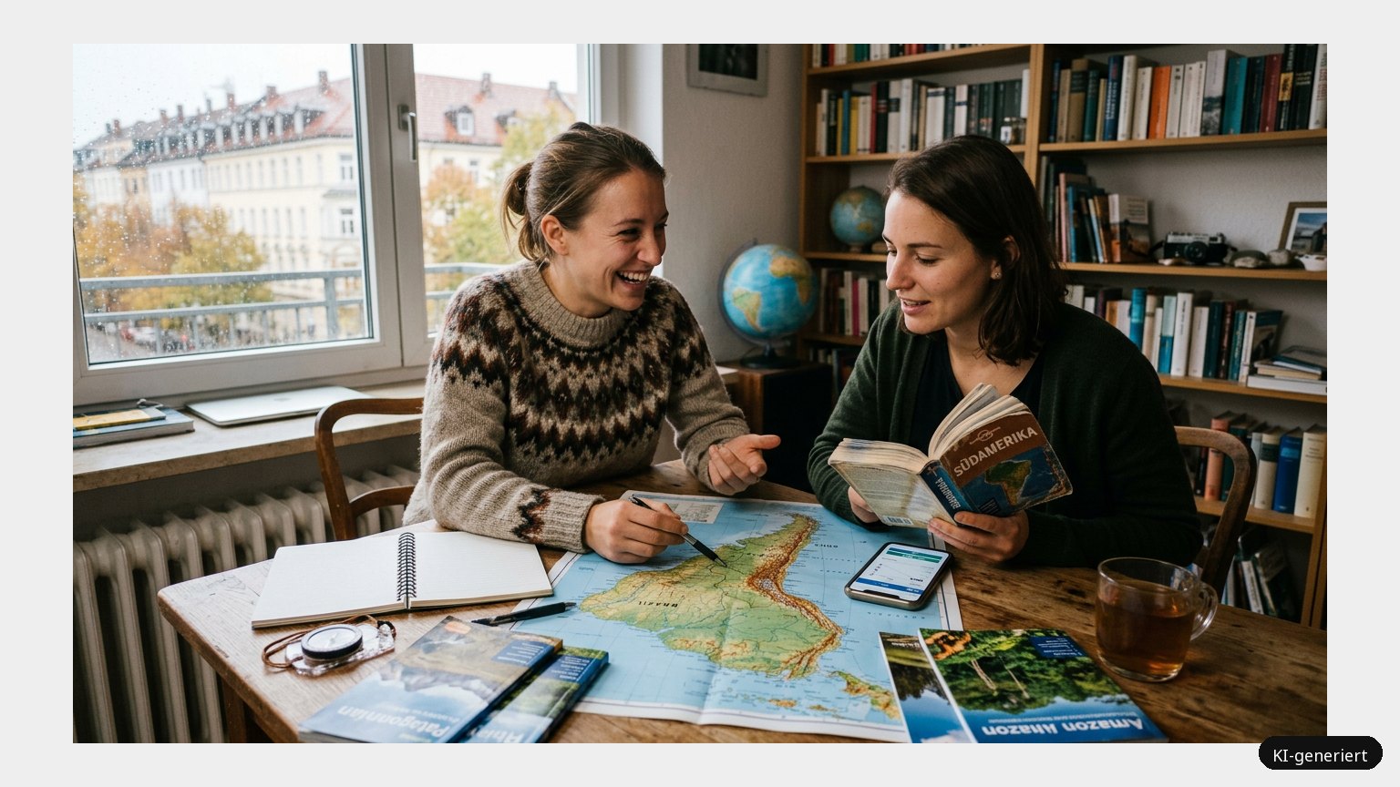 Flüge nach Südamerika – findet ihr hier euer nächstes Urlaubsziel? (KI)
