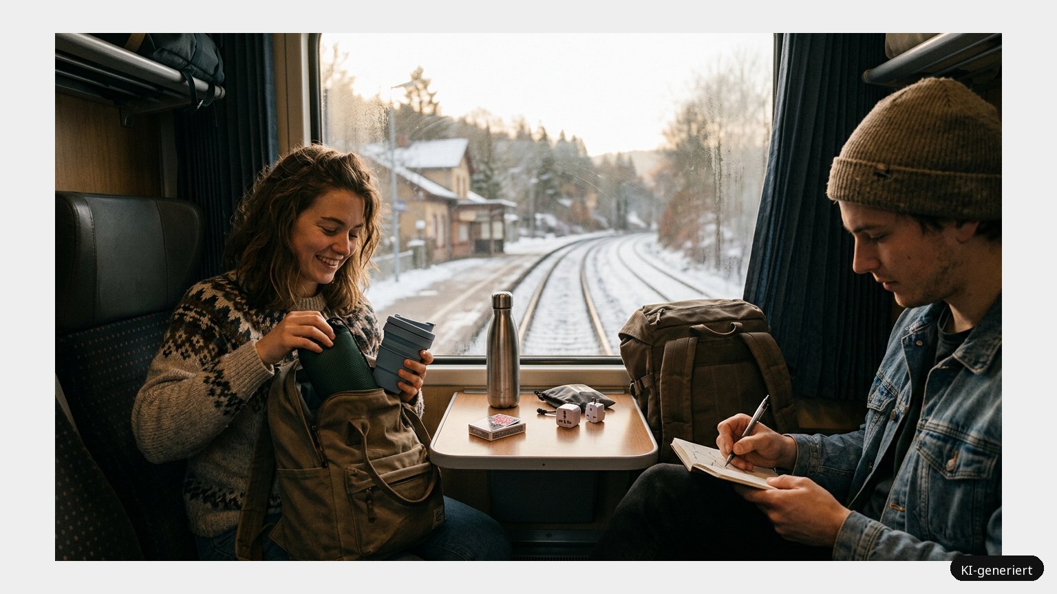 Weihnachtsgeschenke für Reisefans unter 25 Euro (KI)