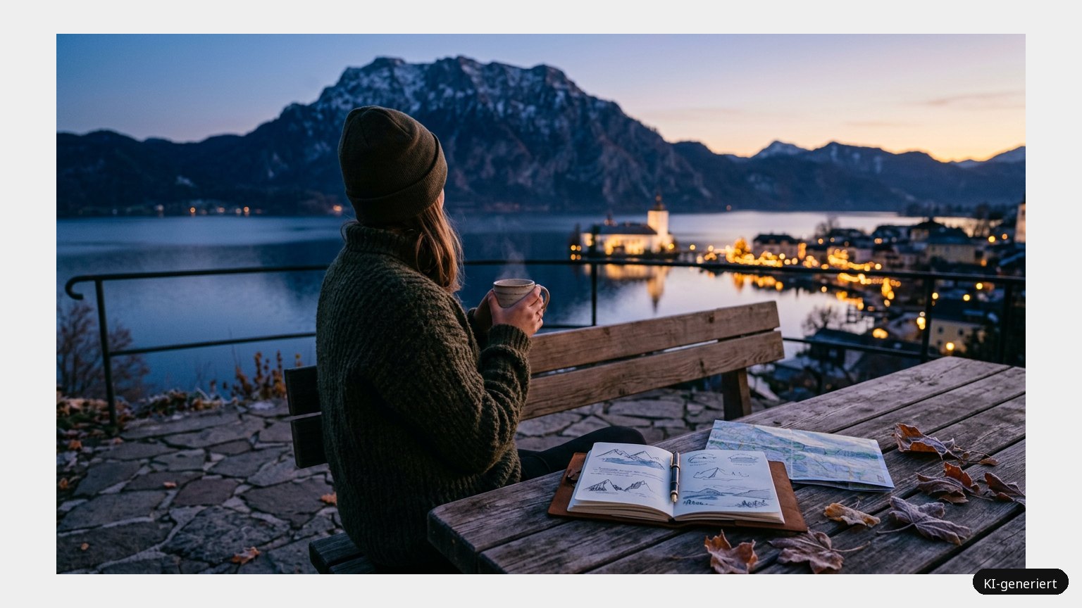 Traunsee-Reise in der Adventszeit gewinnen (KI)