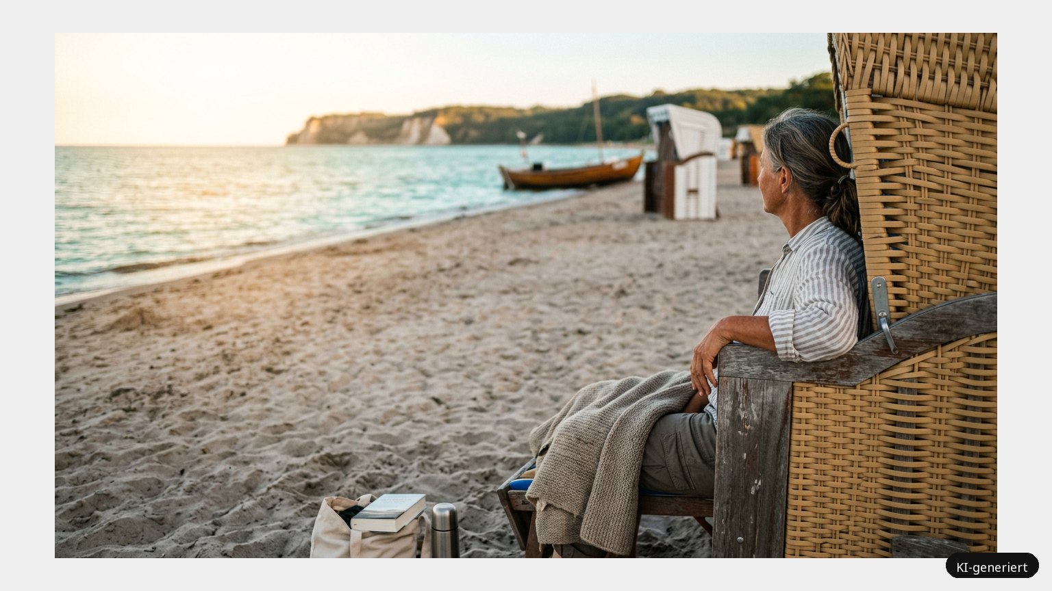 Glowe – Rügenurlaub mit Sonne, Strand und Meer (KI)