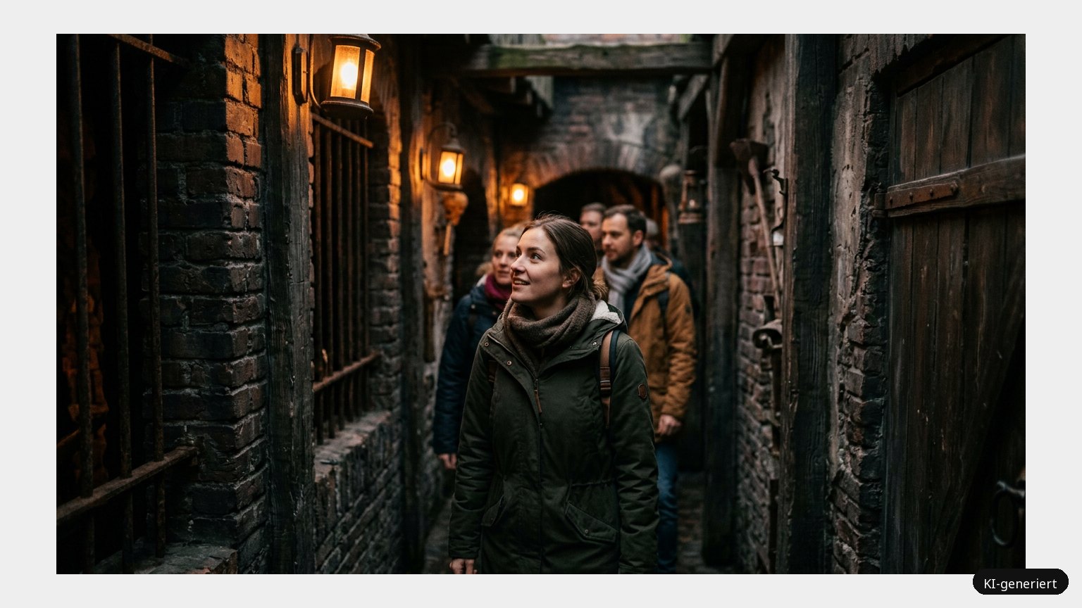 Wochenendtrip zum Hamburger Dungeon (KI)