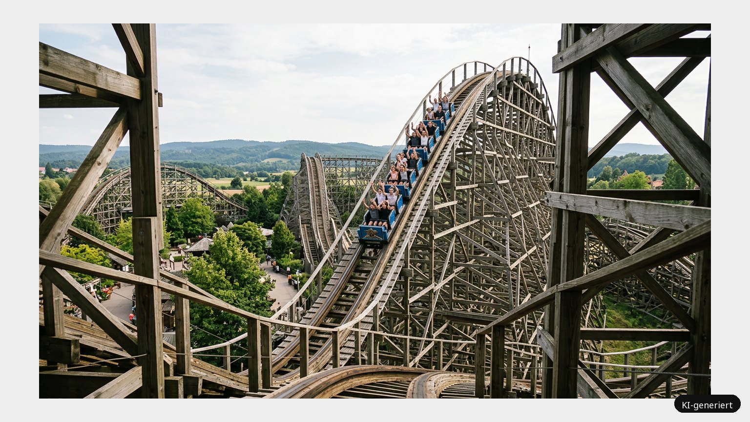 Up & Down: Europas Holzachterbahnen (Freizeitführer) (KI)