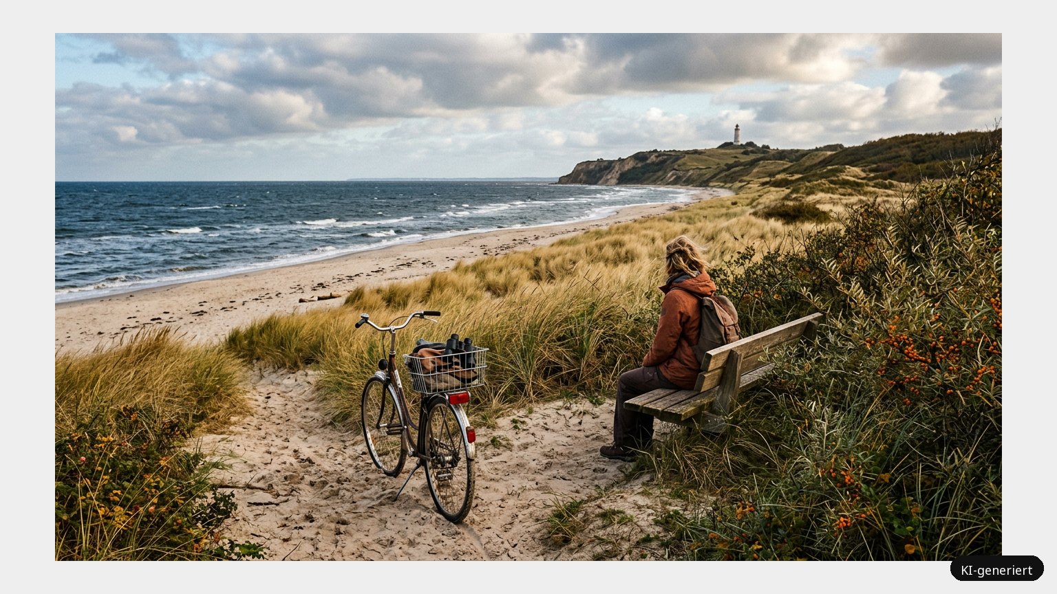 Insel Hiddensee – Beliebtes Ausflugsziel für Rügen-Urlauber (KI)