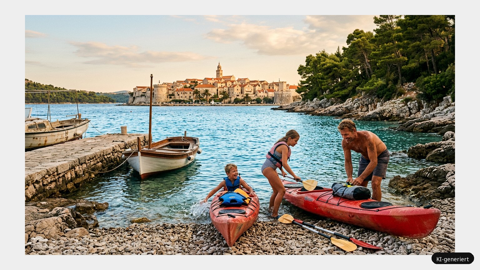 Kroatienurlaub: Wassersport, Kultur und Natur (KI)