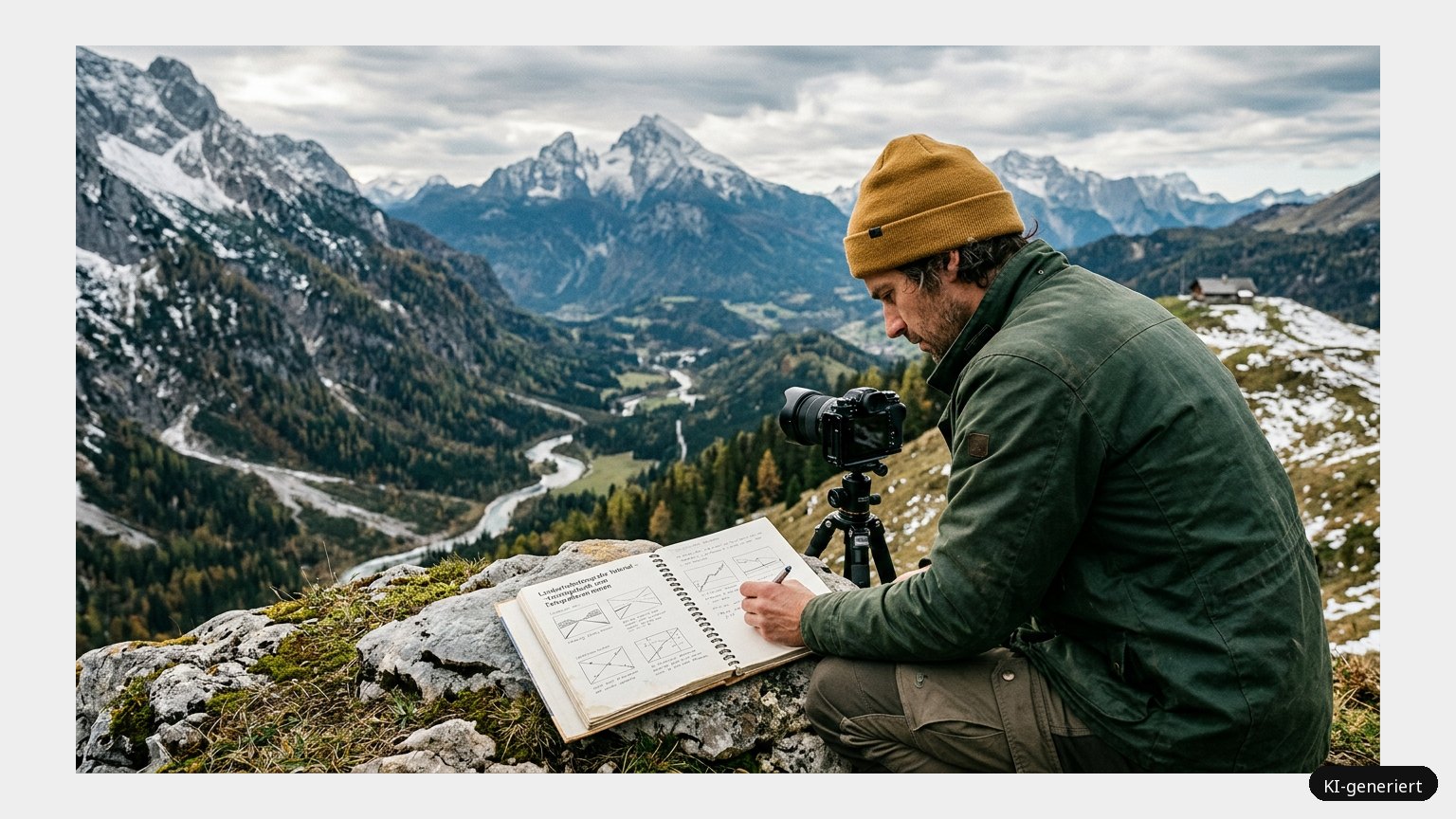 Landschaftsfotografie Tutorial – Trainingsbuch zum Fotografieren lernen (KI)