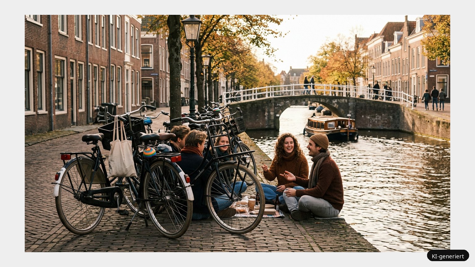 Leiden – Historische Grachtenstadt mit jugendlichem Flair (KI)