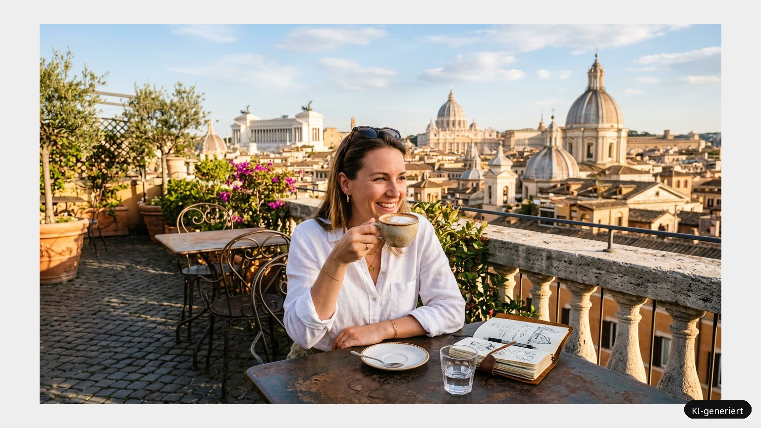 Mille Grazie, Roma! – Sonnenschein und Cappuccino in der Metropole (KI)