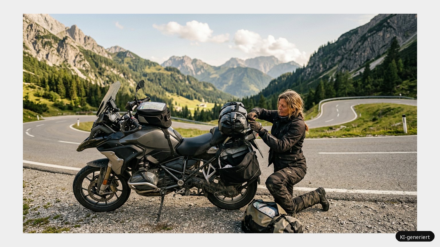 Motorradreisen – Tipps Fürs Gepäck (KI)