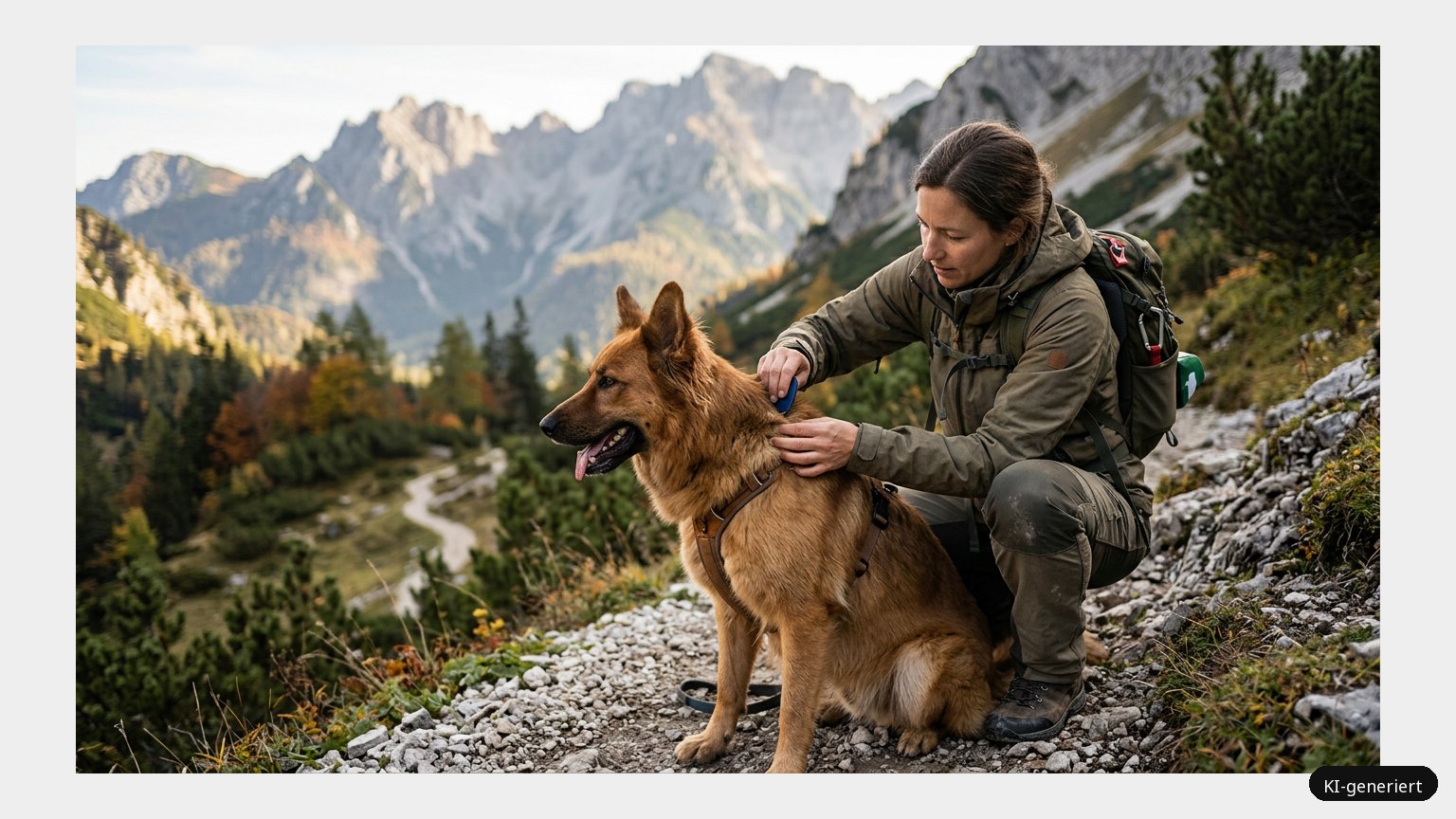 Parasitenschutz für Hunde auf Reisen (KI)