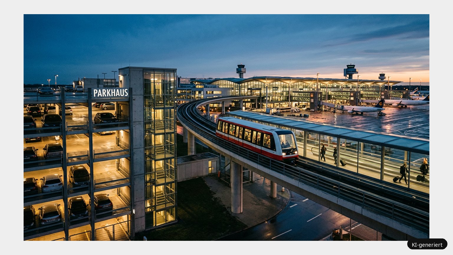 Parken am Flughafen und der Weg dorthin – Wichtige Tipps für Ihren nächsten Urlaub! (KI)