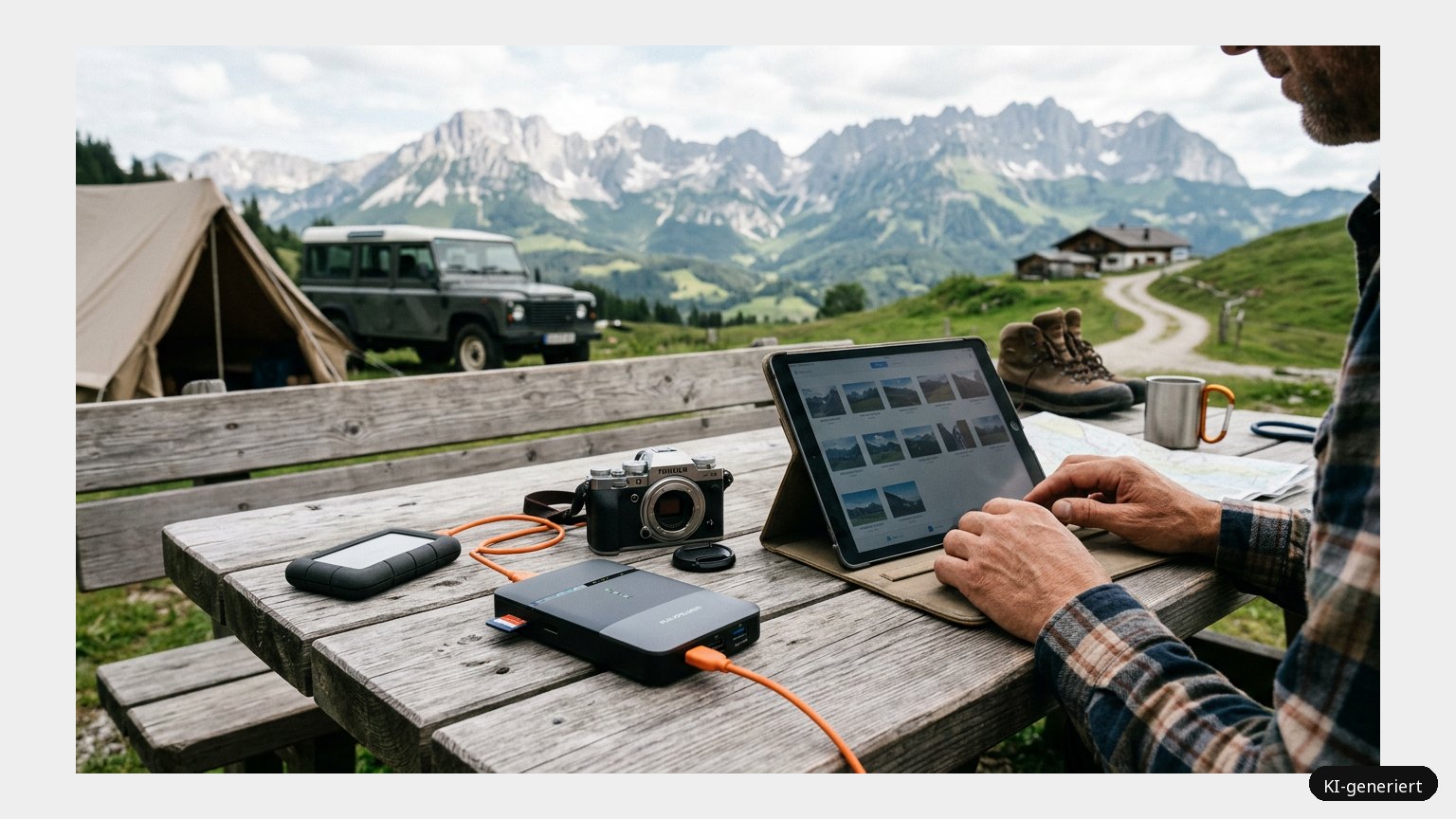 RAVPower® Wireless – Filehub für den Urlaub (KI)