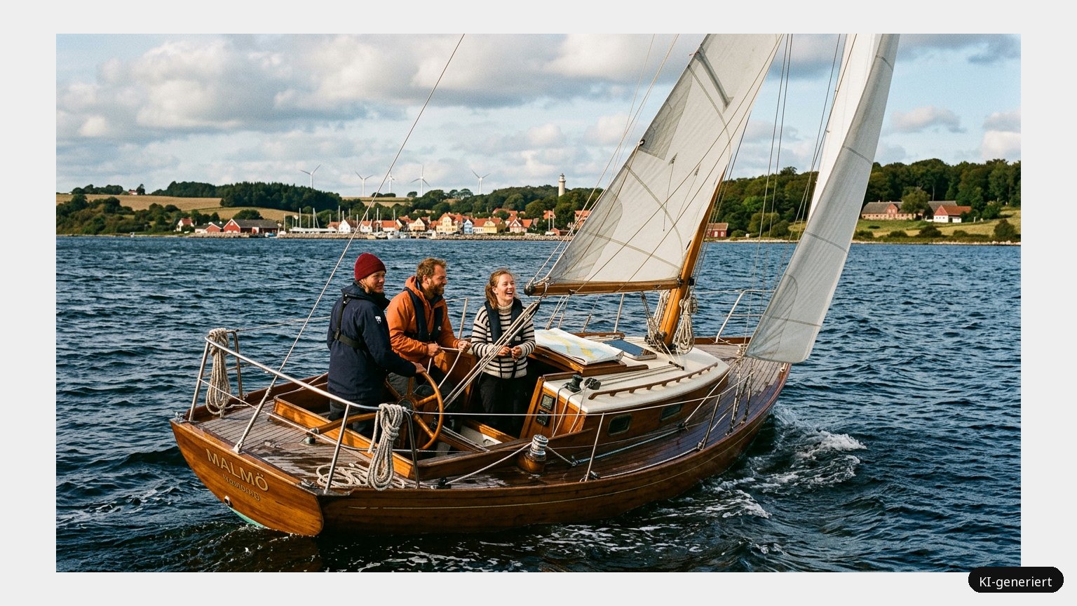 Ein Abenteuer für sich – Das Segeln in Dänemark (KI)