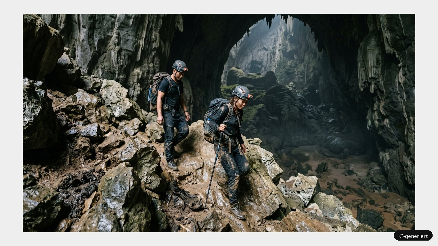Son Doong – eine Tour durch die größte Höhle der Welt (KI)