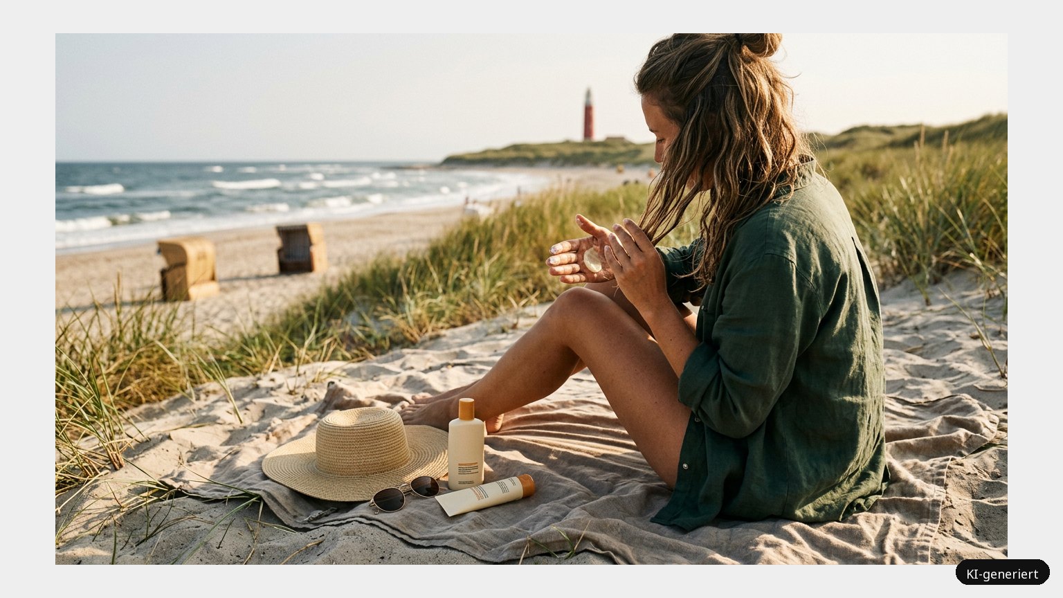 So schützen Sie Haut, Haare und Nägel vor der Sonne (KI)