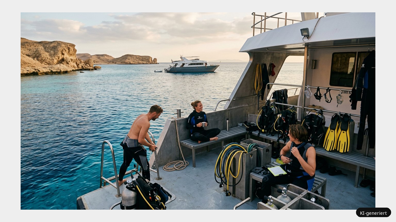 Urlaub auf dem Tauchboot: Tipps für die Tauchsafari (KI)
