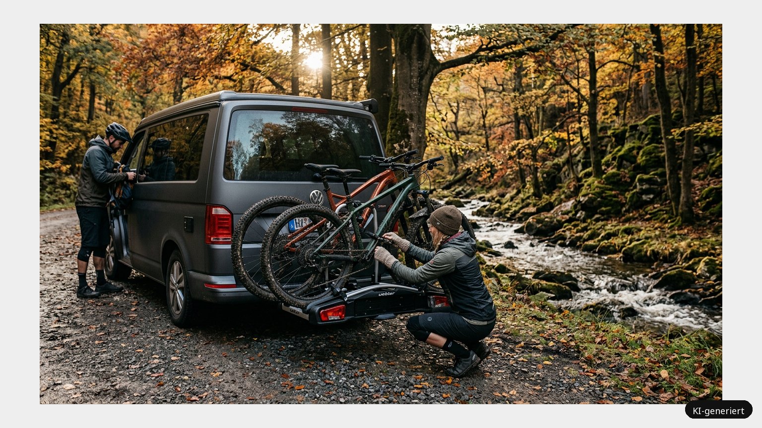 Uebler X21S – faltbarer Anhängerkupplungsträger für 2 Fahrräder (KI)