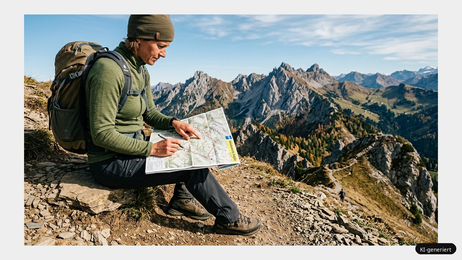 Wanderkarte Allgäu – Mehr als nur eine Wanderung! (KI)