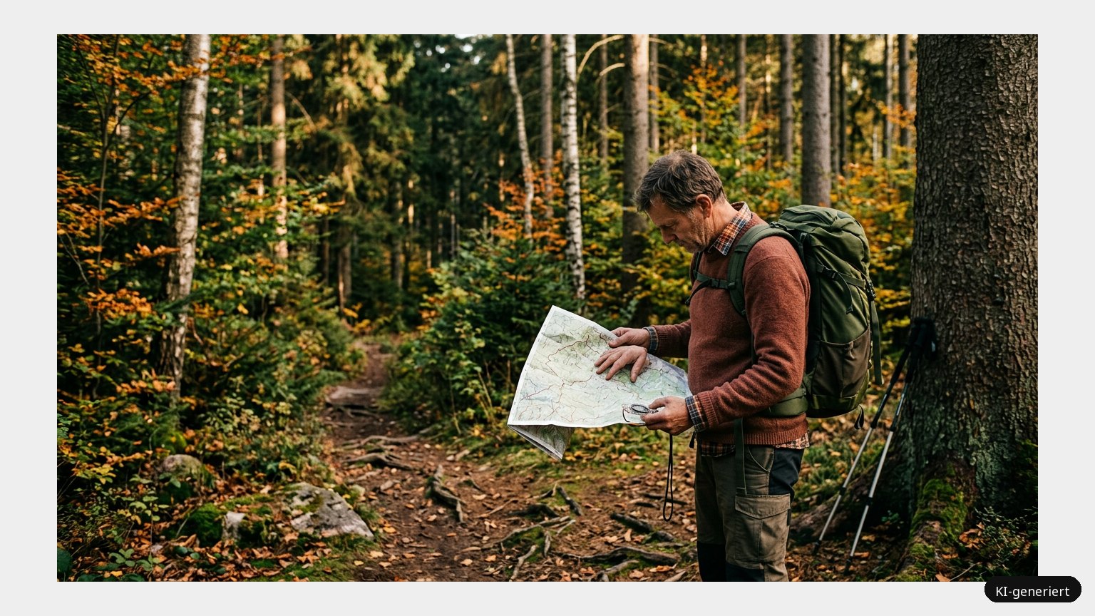 Wanderkarte Thüringer Wald – Eine Wanderung die du niemals vergessen wirst (KI)