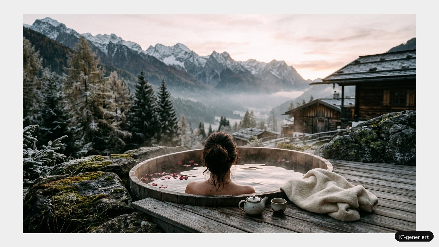 Einen 1.000 Euro Wellnessurlaub zu gewinnen (KI)