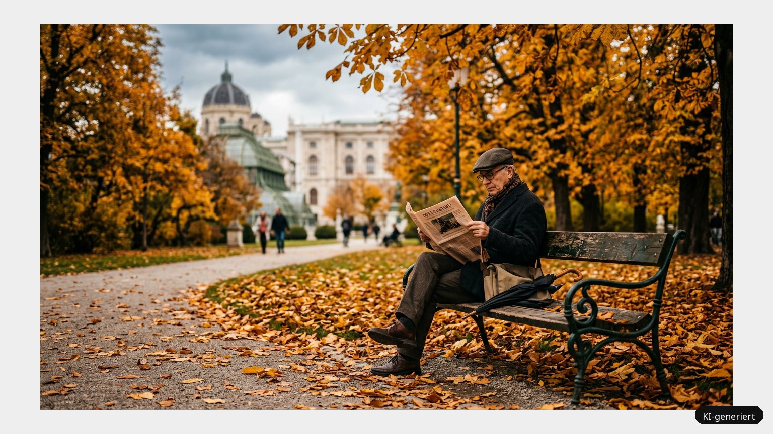 Wien im Herbst – Goldene Momente in der österreichischen Donaumetropole (KI)