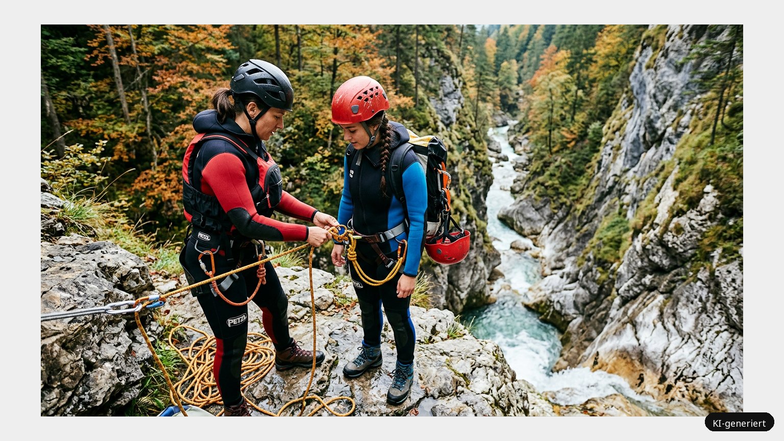 Worauf sollte man beim Canyoning achten? (KI)