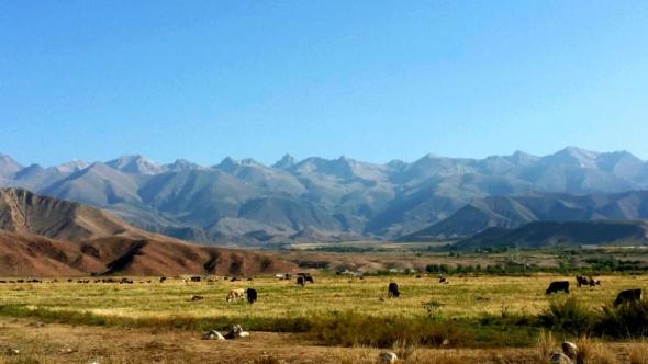 Gebirgskette Kirgistan