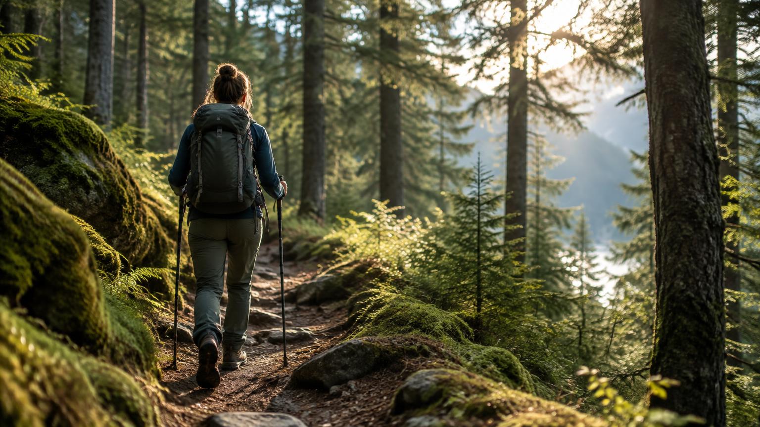 Wandern & Aktiv – KI-generiertes Symbolbild